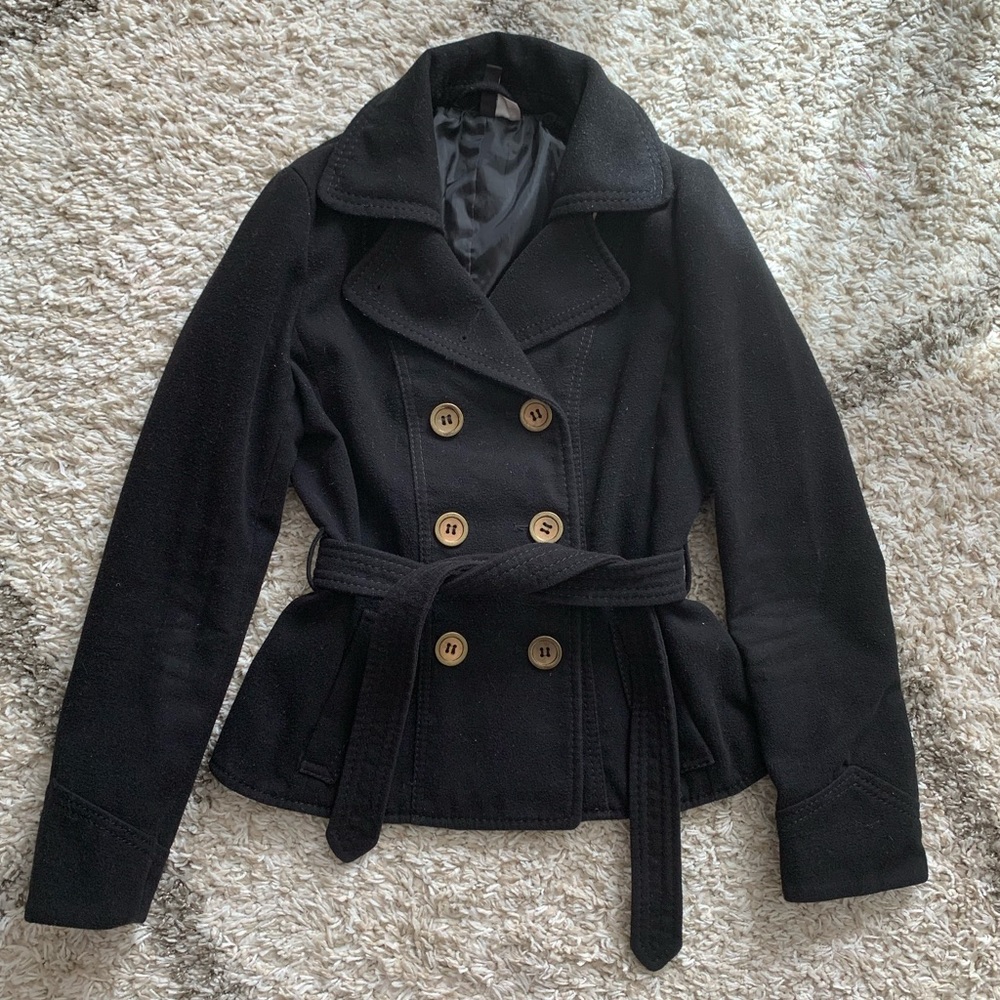 H&M Women’s Size 4 Black Coat